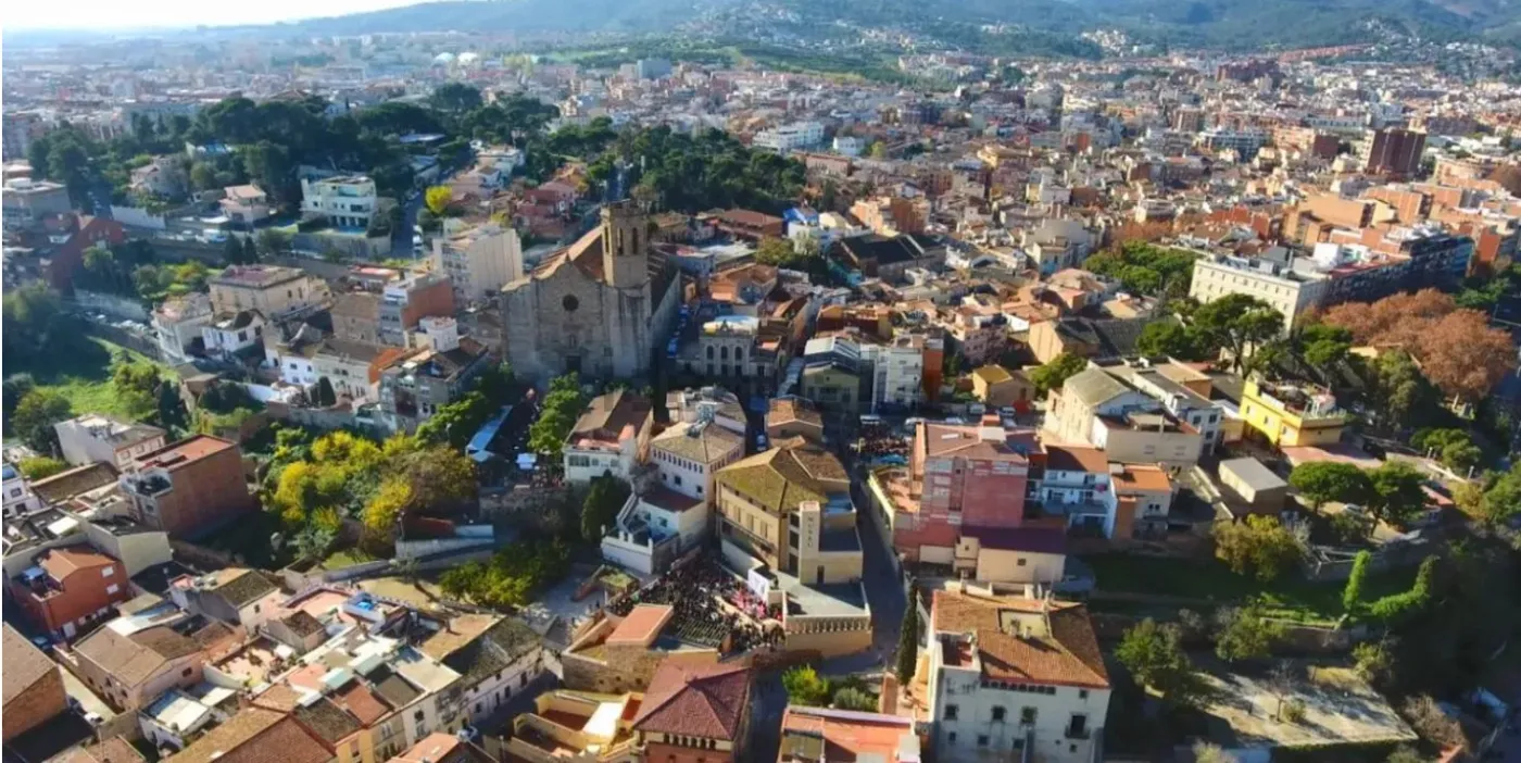 Vista aérea de Sant Boi de Llobregat